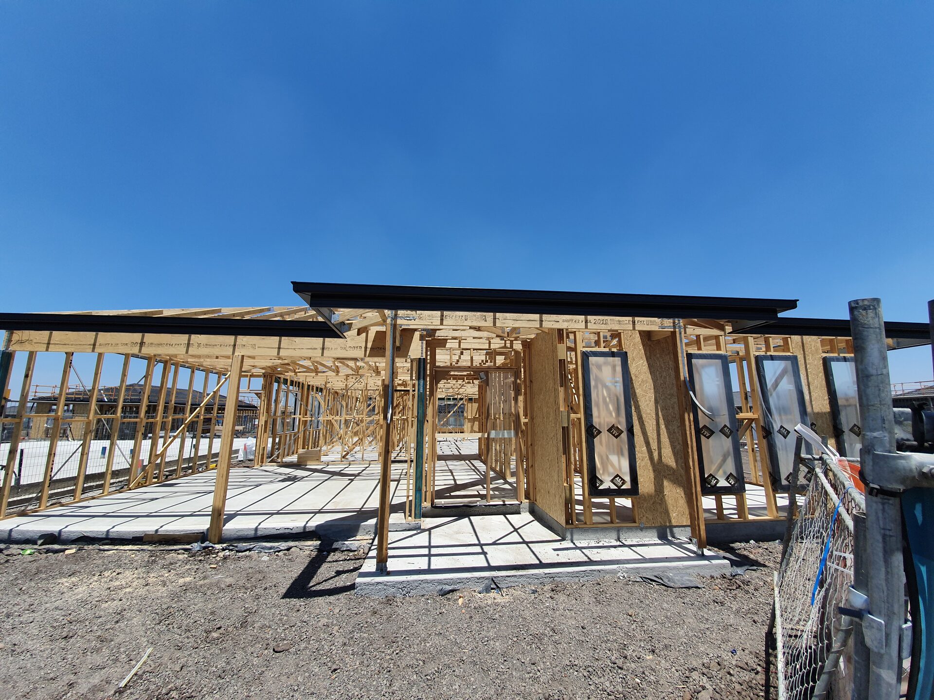 Master Framers - Carlisle Homes frame at lock-up stage, Melbourne